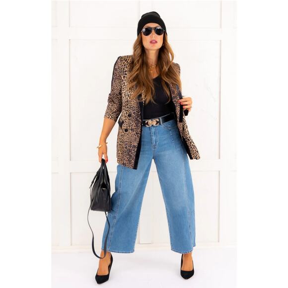 Emily McCarthy Bristol Blazer - Lady Leopard NWT size medium - Picture 2 of 9